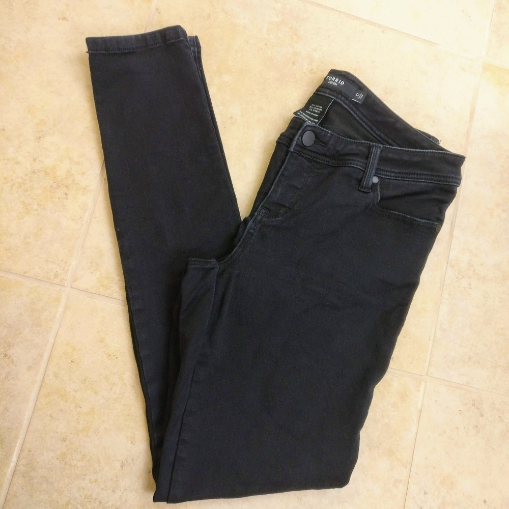 Torrid Denim | Black Skinny Jeans Size 12